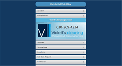 Desktop Screenshot of mobile.violettcleaning.com