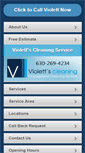 Mobile Screenshot of mobile.violettcleaning.com